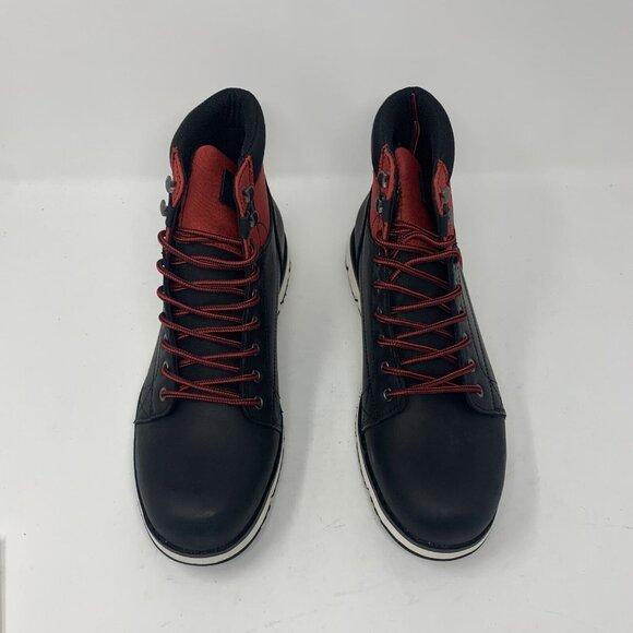 Territory Slickrock Boots Men's 10.5 Black Leather Water Resistant Lace-Up S0724 - Picture 3 of 11